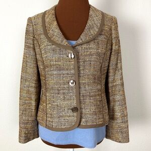 DARA LAMB Haute de Gamme Tan Vintage Blazer